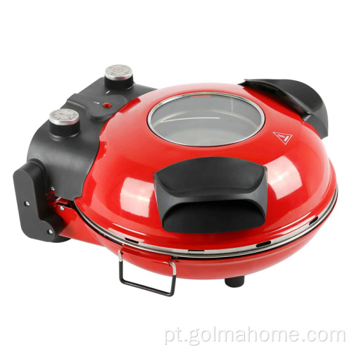 Pizza Maker multifuncional com janela visível